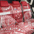 Personalised Toa Samoa Rugby Spirit Back Car Seat Cover Red Samoan Tribal Pattern - Polynesian Pride