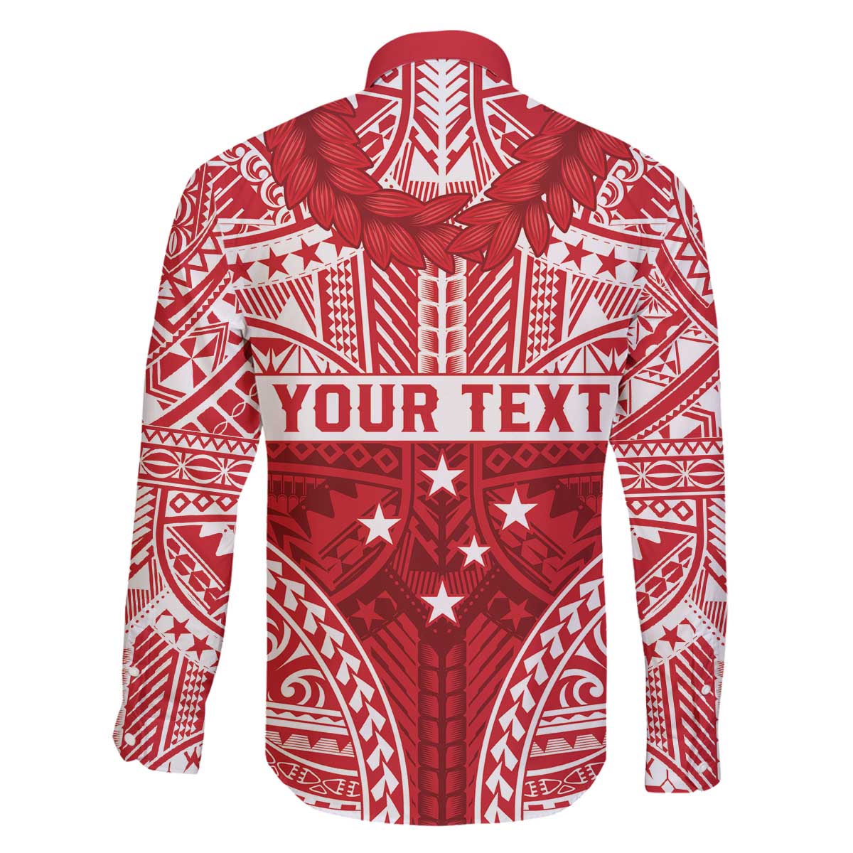 Personalised Toa Samoa Rugby Spirit Family Matching Off The Shoulder Long Sleeve Dress and Hawaiian Shirt Red Samoan Tribal Pattern - Polynesian Pride