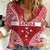Personalised Toa Samoa Rugby Spirit Women Casual Shirt Red Samoan Tribal Pattern - Polynesian Pride