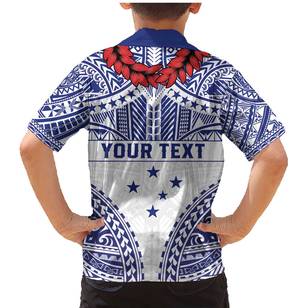 Personalised Toa Samoa Rugby Spirit Family Matching Mermaid Dress and Hawaiian Shirt White Samoan Tribal Pattern - Polynesian Pride