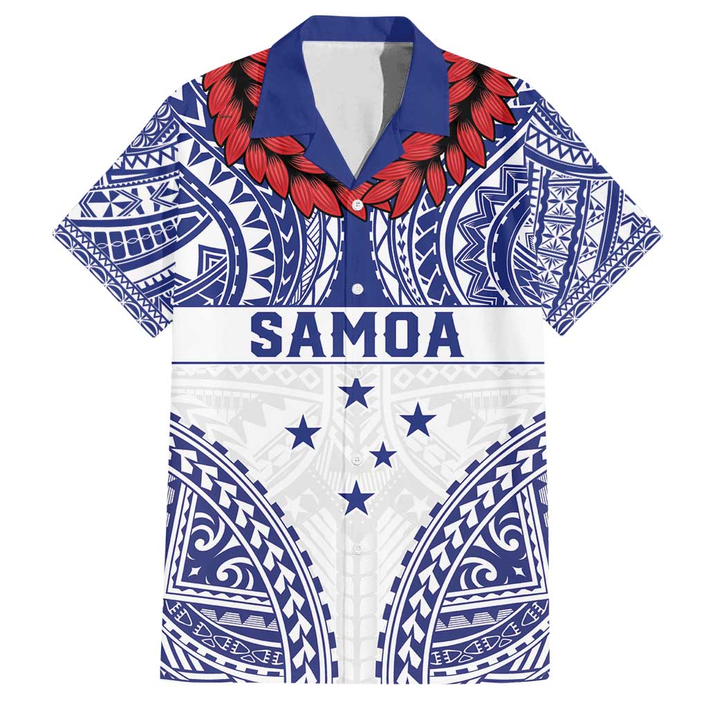 Personalised Toa Samoa Rugby Spirit Family Matching Puletasi and Hawaiian Shirt White Samoan Tribal Pattern - Polynesian Pride