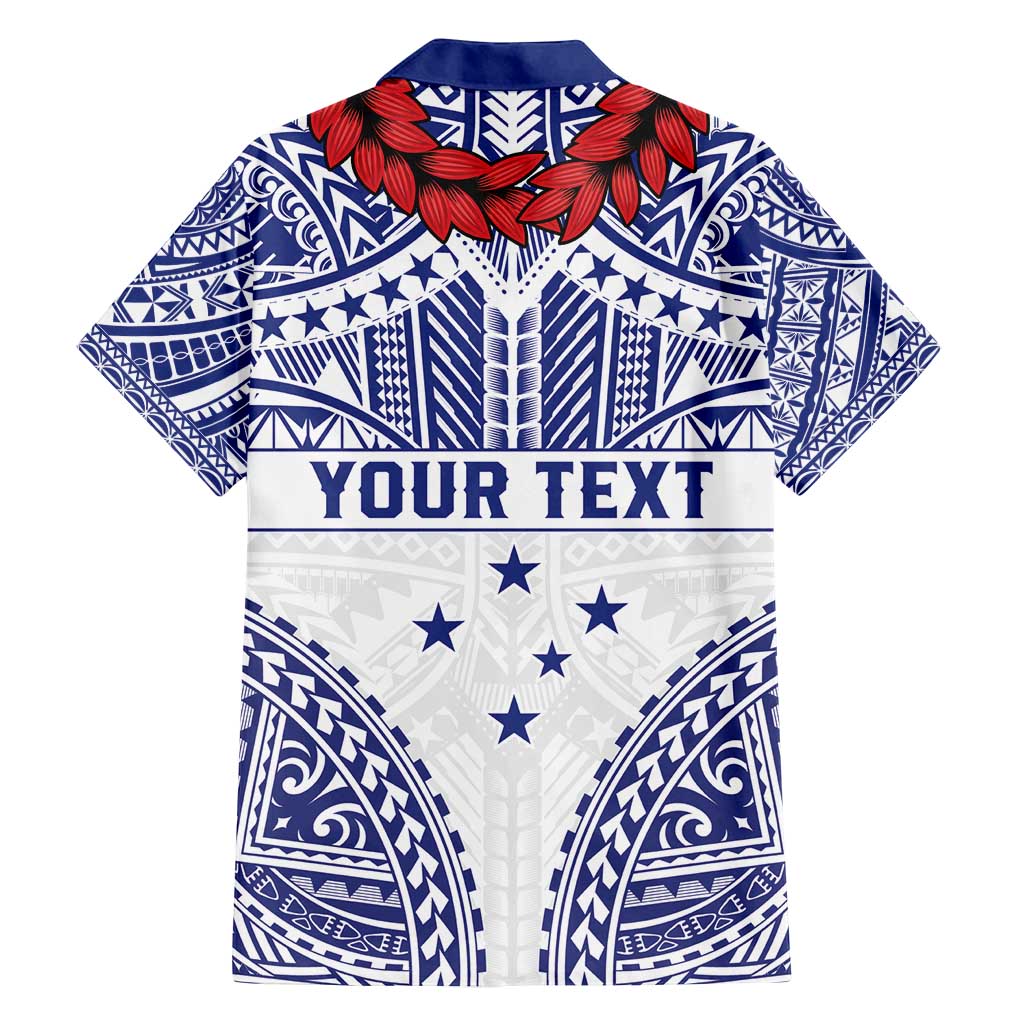 Personalised Toa Samoa Rugby Spirit Family Matching Puletasi and Hawaiian Shirt White Samoan Tribal Pattern - Polynesian Pride