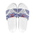 Personalised Toa Samoa Rugby Spirit Slide Sandals White Samoan Tribal Pattern - Polynesian Pride