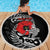 ANZAC Day Aotearoa Silver Fern Maori Personalised Beach Blanket