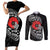 ANZAC Day Aotearoa Silver Fern Maori Personalised Couples Matching Short Sleeve Bodycon Dress and Long Sleeve Button Shirt