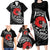 ANZAC Day Aotearoa Silver Fern Maori Personalised Family Matching Long Sleeve Bodycon Dress and Hawaiian Shirt