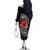 ANZAC Day Aotearoa Silver Fern Maori Personalised Family Matching Off The Shoulder Long Sleeve Dress and Hawaiian Shirt