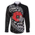 ANZAC Day Aotearoa Silver Fern Maori Personalised Family Matching Short Sleeve Bodycon Dress and Hawaiian Shirt