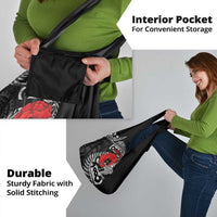 ANZAC Day Aotearoa Silver Fern Maori Personalised Grocery Bag