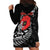ANZAC Day Aotearoa Silver Fern Maori Personalised Hoodie Dress
