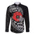 ANZAC Day Aotearoa Silver Fern Maori Personalised Long Sleeve Button Shirt