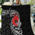 ANZAC Day Aotearoa Silver Fern Maori Personalised Quilt