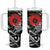 ANZAC Day Aotearoa Silver Fern Maori Personalised Tumbler With Handle