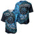 New Zealand Darts Personalised Baseball Jersey Aotearoa Silver Fern Blue Papua Shell Spirit