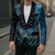 New Zealand Darts Personalised Blazer Aotearoa Silver Fern Blue Papua Shell Spirit - Polynesian Pride