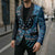 New Zealand Darts Personalised Blazer Aotearoa Silver Fern Blue Papua Shell Spirit - Polynesian Pride