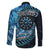 New Zealand Darts Personalised Family Matching Mermaid Dress and Hawaiian Shirt Aotearoa Silver Fern Blue Papua Shell Spirit