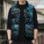 New Zealand Darts Personalised Sleeveless Puffer Jacket Aotearoa Silver Fern Blue Papua Shell Spirit - Polynesian Pride