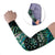 New Zealand Darts Personalised Arm Sleeves Aotearoa Silver Fern Green Papua Shell Spirit - Polynesian Pride