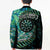 New Zealand Darts Personalised Blazer Aotearoa Silver Fern Green Papua Shell Spirit - Polynesian Pride