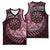New Zealand Darts Personalised Basketball Jersey Aotearoa Silver Fern Pink Papua Shell Spirit - Polynesian Pride