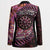 New Zealand Darts Personalised Blazer Aotearoa Silver Fern Pink Papua Shell Spirit - Polynesian Pride