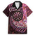 New Zealand Darts Personalised Family Matching Mermaid Dress and Hawaiian Shirt Aotearoa Silver Fern Pink Papua Shell Spirit