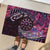 New Zealand Darts Personalised Rubber Doormat Aotearoa Silver Fern Pink Papua Shell Spirit