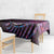 New Zealand Darts Personalised Tablecloth Aotearoa Silver Fern Pink Papua Shell Spirit