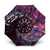 New Zealand Darts Personalised Umbrella Aotearoa Silver Fern Pink Papua Shell Spirit - Polynesian Pride