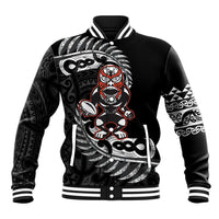 New Zealand Indigenous-Maori Rugby Custom Baseball Jacket