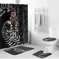 New Zealand Indigenous-Maori Rugby Custom Bathroom Set - Polynesian Pride