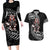 New Zealand Indigenous-Maori Rugby Custom Couples Matching Long Sleeve Bodycon Dress and Hawaiian Shirt