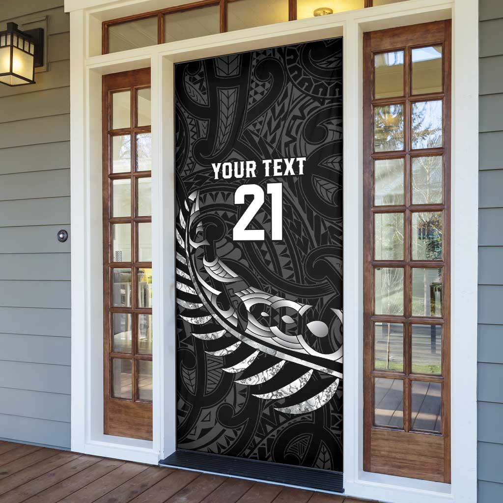 New Zealand Indigenous-Maori Rugby Custom Door Cover - Polynesian Pride