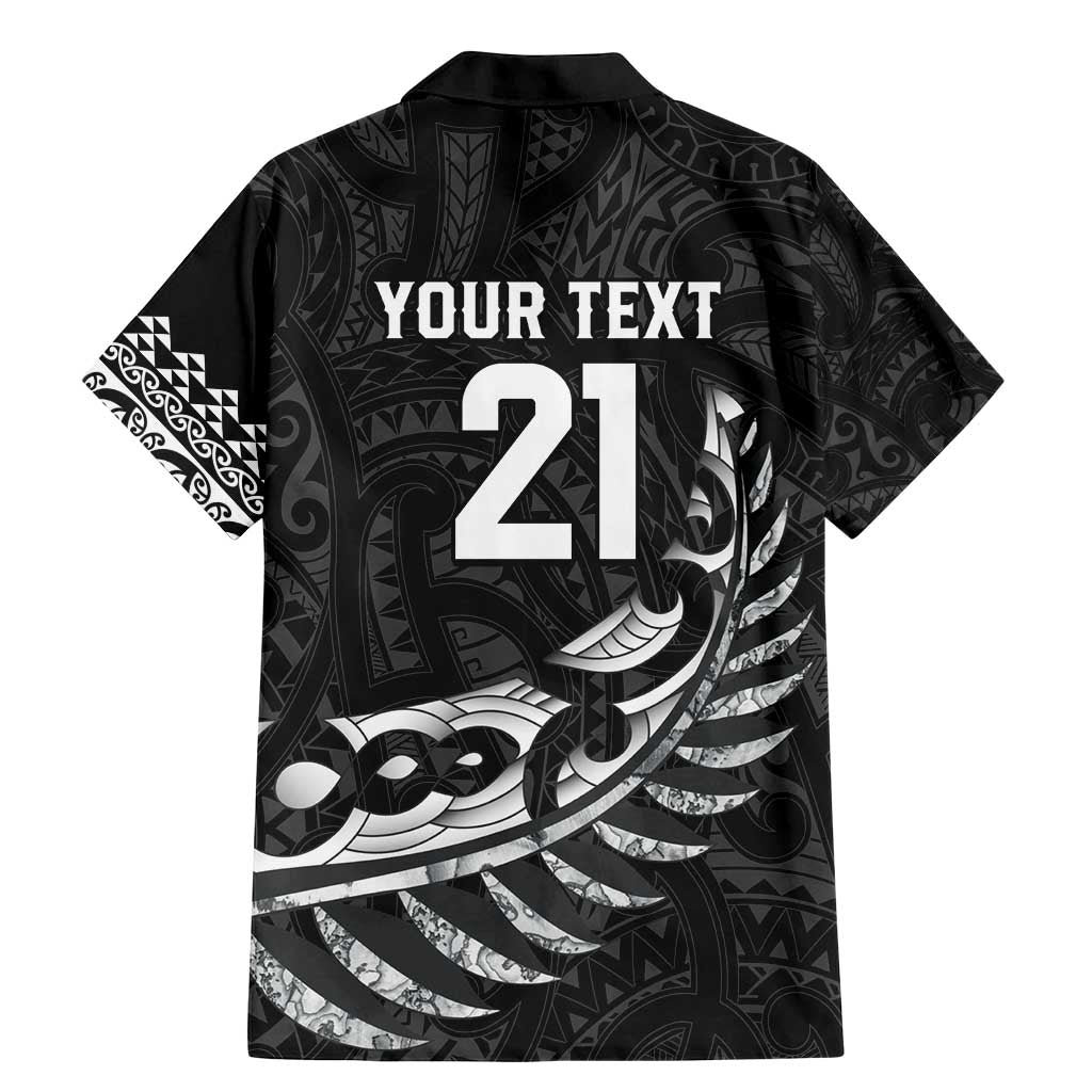 New Zealand Indigenous-Maori Rugby Custom Family Matching Mermaid Dress and Hawaiian Shirt