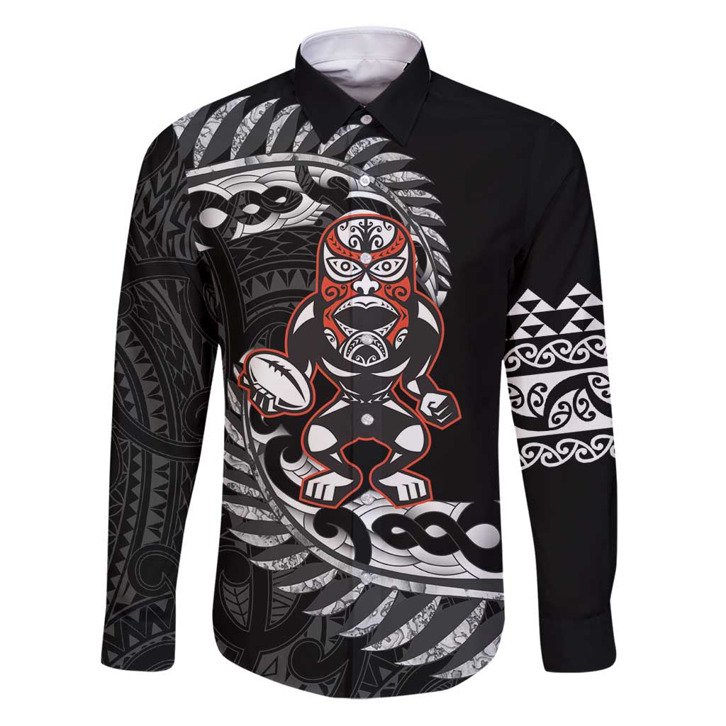 New Zealand Indigenous-Maori Rugby Custom Family Matching Puletasi and Hawaiian Shirt