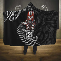 New Zealand Indigenous-Maori Rugby Custom Hooded Blanket