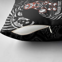 New Zealand Indigenous-Maori Rugby Custom Pillow Cover - Polynesian Pride