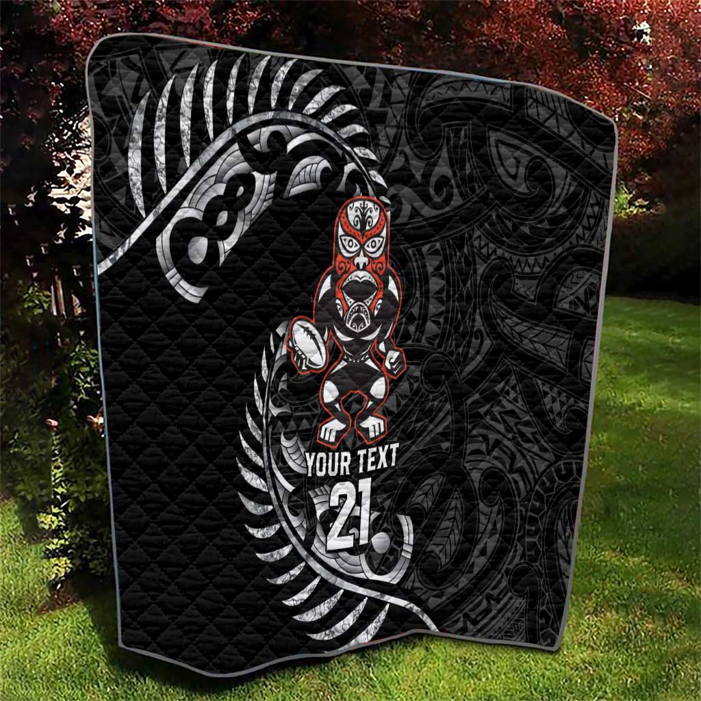 New Zealand Indigenous-Maori Rugby Custom Quilt