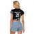 New Zealand Indigenous-Maori Rugby Custom Raglan Cropped T Shirt