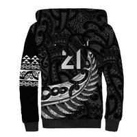 New Zealand Indigenous-Maori Rugby Custom Sherpa Hoodie