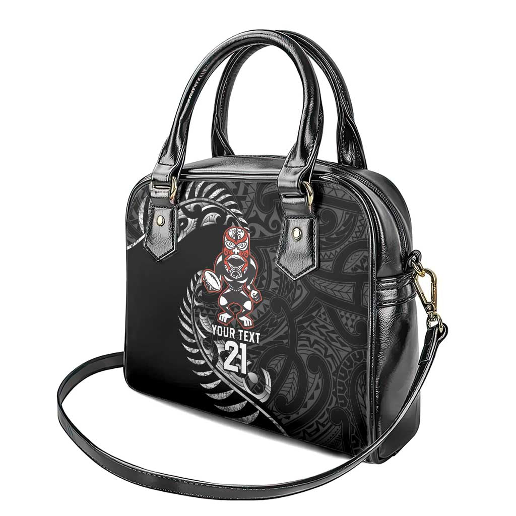 New Zealand Indigenous-Maori Rugby Custom Shoulder Handbag