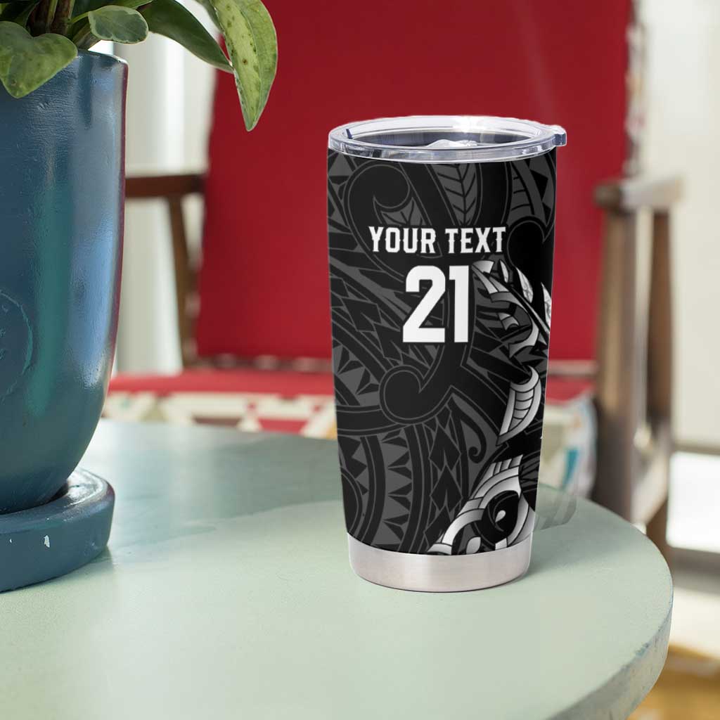 New Zealand Indigenous-Maori Rugby Custom Tumbler Cup