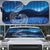New Zealand Matariki Auto Sun Shade Taniko Aramoana With Koru Galaxy Sky Night - Polynesian Pride
