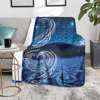 New Zealand Matariki Blanket Taniko Aramoana With Koru Galaxy Sky Night LT9 - Polynesian Pride