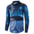 New Zealand Matariki Button Sweatshirt Taniko Aramoana With Koru Galaxy Sky Night