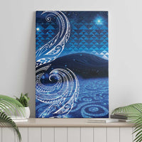 New Zealand Matariki Canvas Wall Art Taniko Aramoana With Koru Galaxy Sky Night LT9 - Polynesian Pride