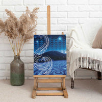 New Zealand Matariki Canvas Wall Art Taniko Aramoana With Koru Galaxy Sky Night LT9 - Polynesian Pride