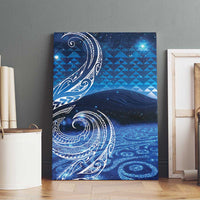 New Zealand Matariki Canvas Wall Art Taniko Aramoana With Koru Galaxy Sky Night LT9 - Polynesian Pride