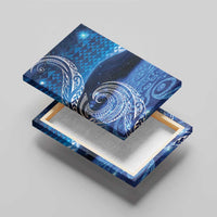 New Zealand Matariki Canvas Wall Art Taniko Aramoana With Koru Galaxy Sky Night LT9 - Polynesian Pride